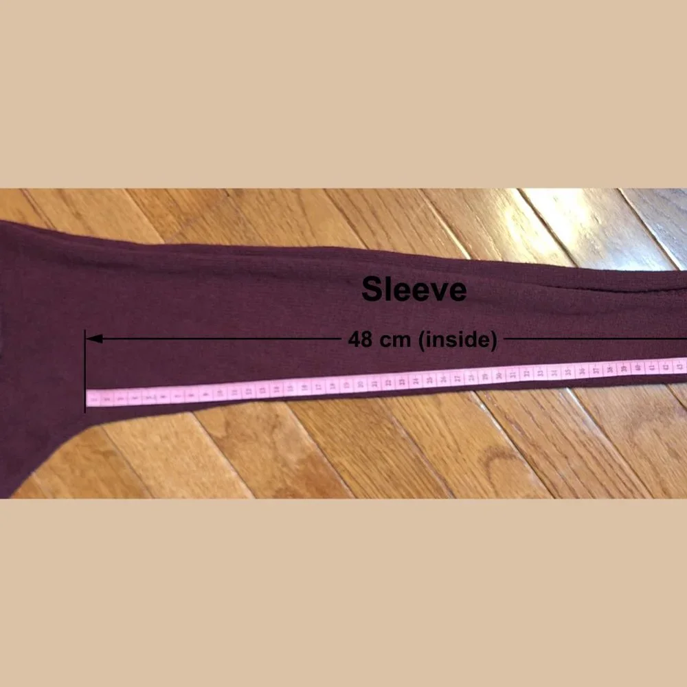 Old Navy Maroon V-Neck Pullover Medium Casual Travel Comfort Hipster Holiday Lux - Picture 6 of 6